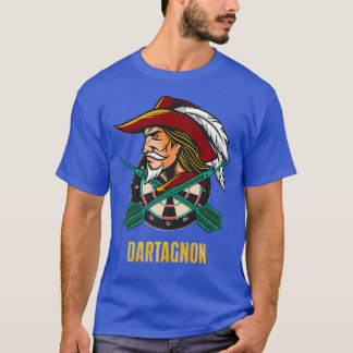T-shirt Dartagnan - Dart Musketeer - Drôle fléchettes - Ré
