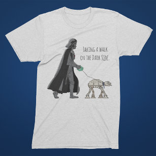 T-shirt Darth Vader Walking Pet AT-AT