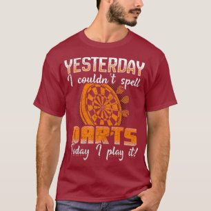 T-shirt Darts aujourd'hui fléchettes et fléchettes Vintage