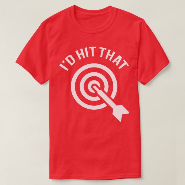 T-shirt Darts Dart Player Dartboard Id Toucher Ce Cadeau (Design devant)