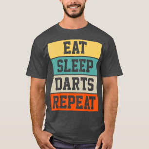 T-shirt Darts Dart Player Retro Funny Cadeau