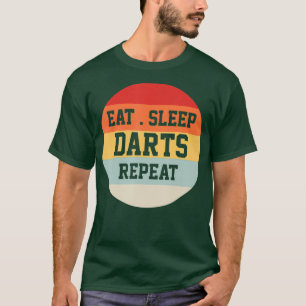 T-shirt Darts Dart Player Retro Funny Cadeau