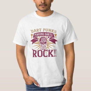 T-shirt Darts - Dart Punks Fabriquant Darts Rock!