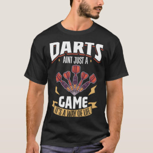 T-shirt Darts Darts Joueur Dartboard Darts jeu de fléchett