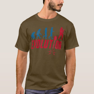 T-shirt Darts Evolution Dart Player Cadeaux Vintages Homme
