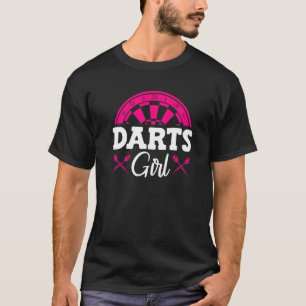 T-shirt Darts Fille Femmes Dart Jouer fléchettes Set fléch