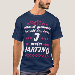 T-shirt Darts Grandma Darts Bullseye Tournament Cadeau 1