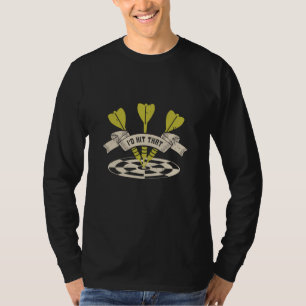 T-shirt Darts - Je frapperais ce taureau