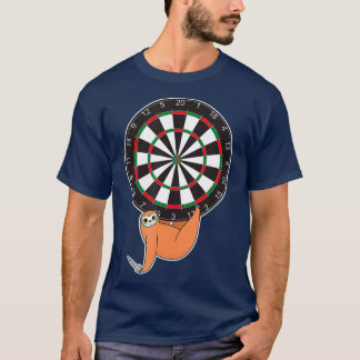 T-shirt Darts Sloth Dartboard Rules Dart Scoring
