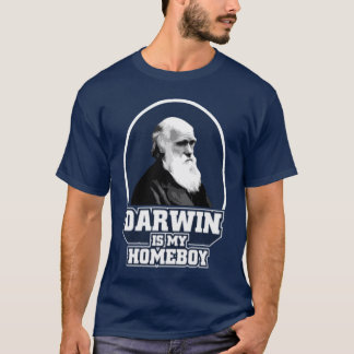 T-shirt Darwin est mon Homeboy