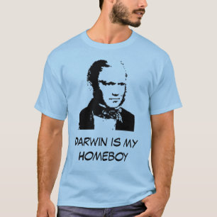 T-shirt Darwin est mon Homeboy