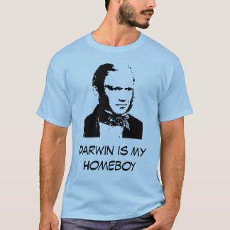 T-shirt Darwin est mon Homeboy