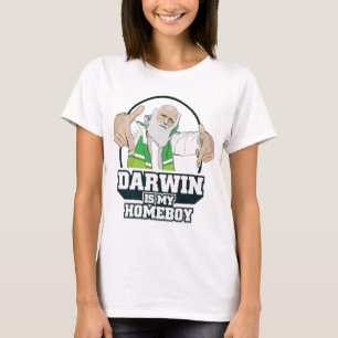 T-shirt Darwin est mon Homeboy (polychrome)