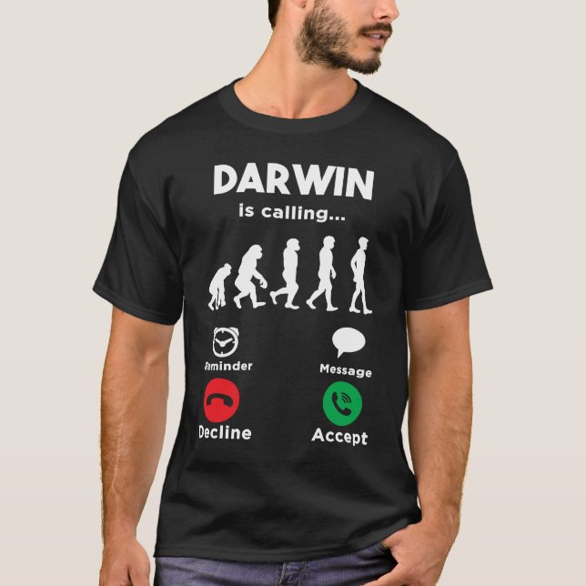 T-shirt Darwin Is Calling 2022 (Devant)