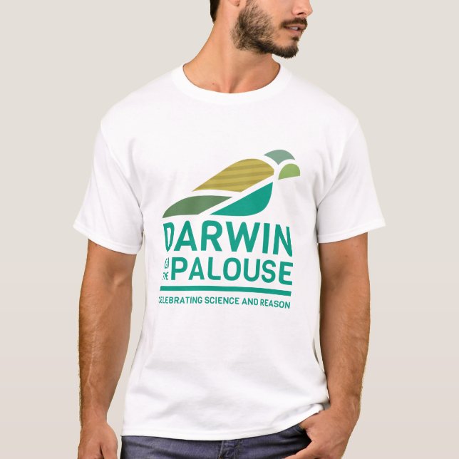 T-shirt Darwin sur le Palouse (Devant)