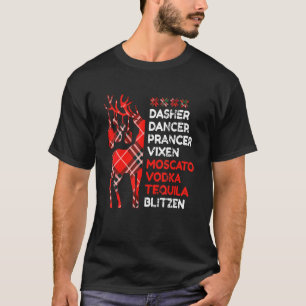 T-shirt Dasher Danseur Vixen Moscata Vodka Tequila