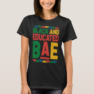 T-shirt Dashiki Noir Mois Histoire Noir et instruit BAE
