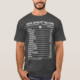 T-shirt Data Analyst Data Analyst Vous A Demandé De Fai