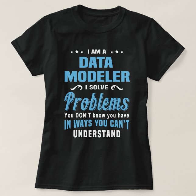 T-shirt Data Modeler (Design devant)