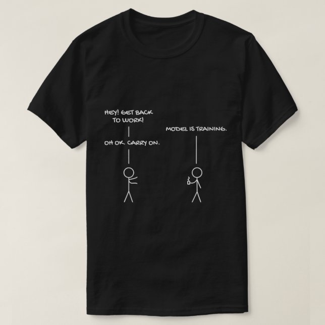 T-shirt Data Science Machine Learning (Design devant)
