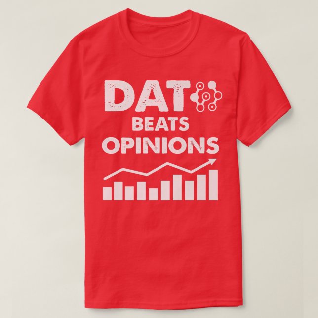 T-shirt Data Scientist Data Science Analyst Premium (Design devant)