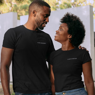 T-shirt Date de couple personnalisée en chiffres romains