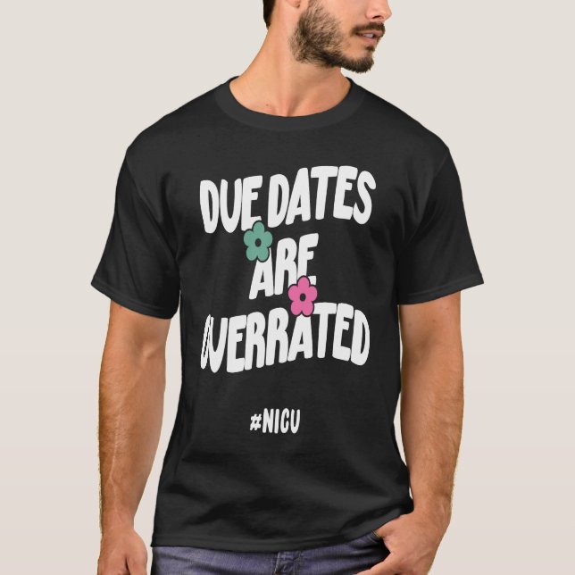 T-shirt Dates D'Échéance Supérieures 1 (Devant)