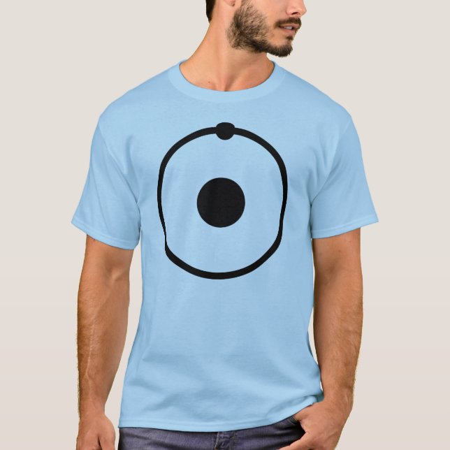 T-shirt d'atome d'hydrogène (Devant)