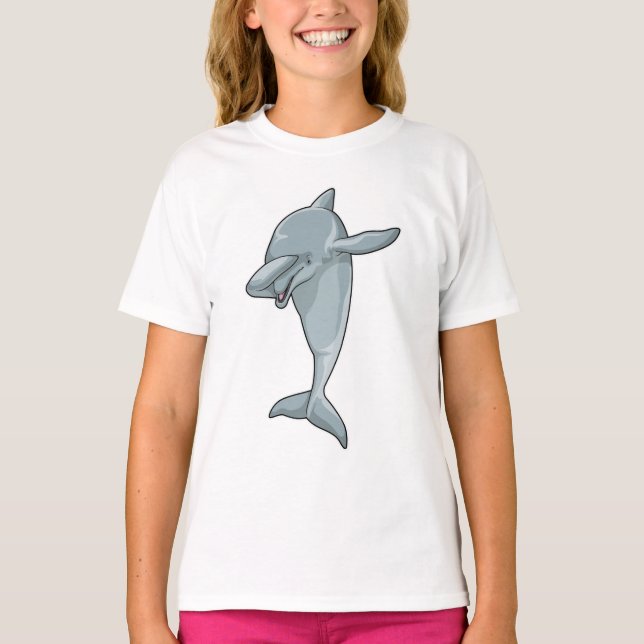 T-shirt Dauphin à Hip hop Dance Dab (Devant)