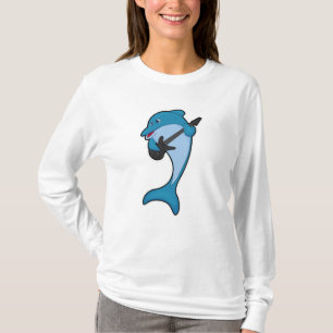 T-shirt Dauphin à Musique avec Guitare