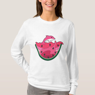 T-shirt Dauphin avec pastèque