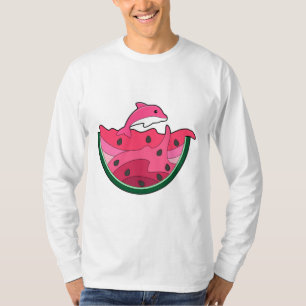 T-shirt Dauphin avec pastèque