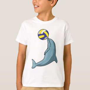 T-shirt Dauphin avec volleyball