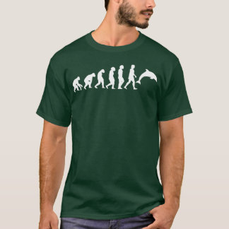 T-shirt Dauphin blanc évolution animaux animaux marins fri