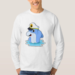 T-shirt Dauphin comme capitaine avec Casquette