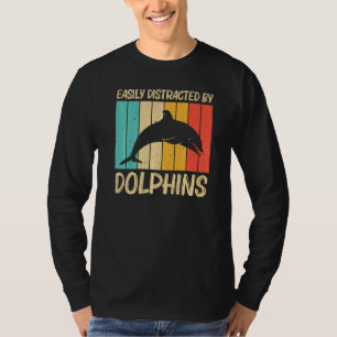 T-shirt Dauphin Cool Pour Hommes Femmes Dauphins Baleine B