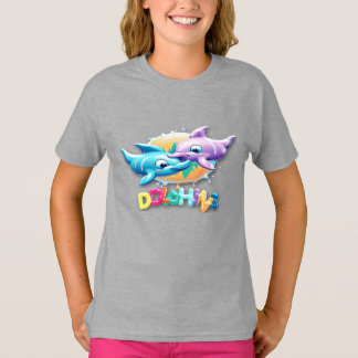 T-shirt dauphin de couple