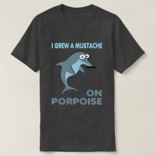 T-shirt Dauphin de Moustache sur marsouin
