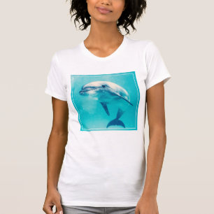 T-shirt Dauphin sous-marin à bec