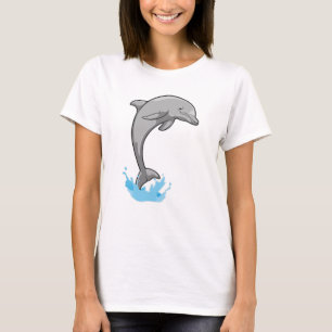T-shirt Dauphin sur l'eau
