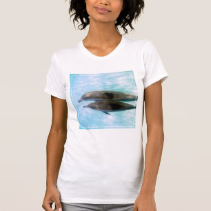 T-shirt Dauphins de fileur Oahu Hawaï