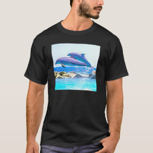 T-shirt Dauphins de l'Atlantique à bec