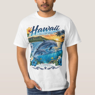 T-shirt dauphins d'Hawaii