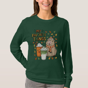 T-shirt d'automne Capybara