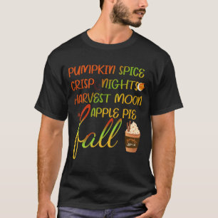 T-shirt d'automne moon magique Harvest