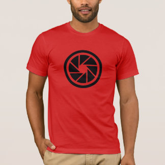 T-shirt d'avant de logo d'ouverture de photo