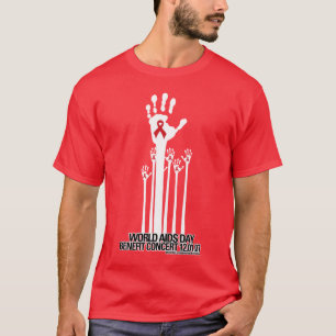T-shirt d'avantage de concert de Journée mondiale