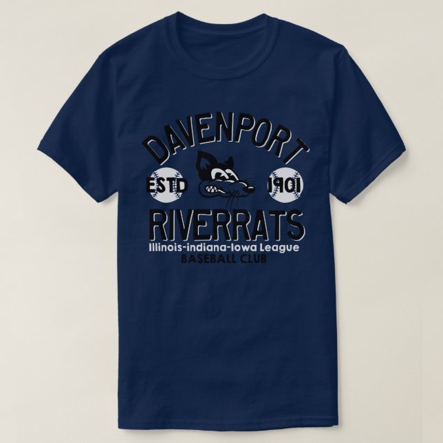 T-shirt Davenport Riverrats (Design devant)