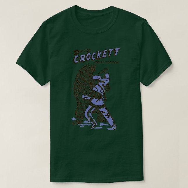 T-shirt Davey Crockett (Design devant)
