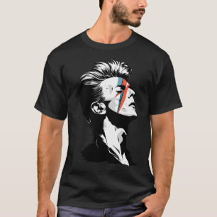 T-shirt David Bowie STARMAN art vectoriel